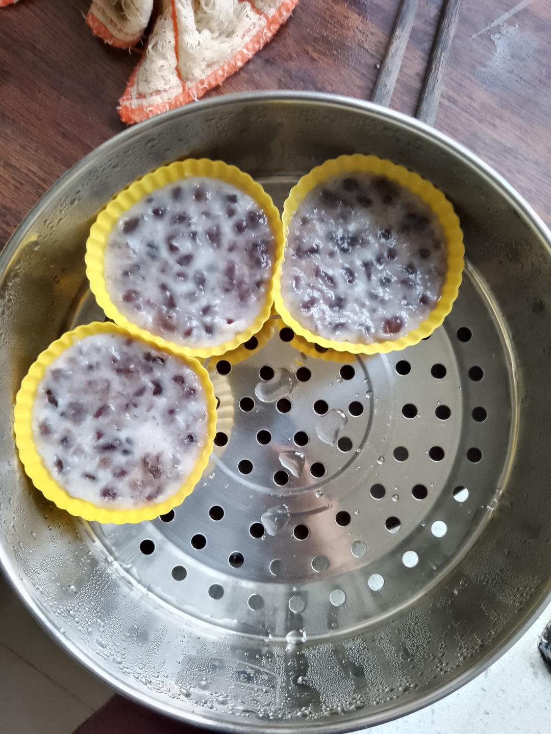 香甜软糯！甜而不腻！一次成功的红豆糯米糕！