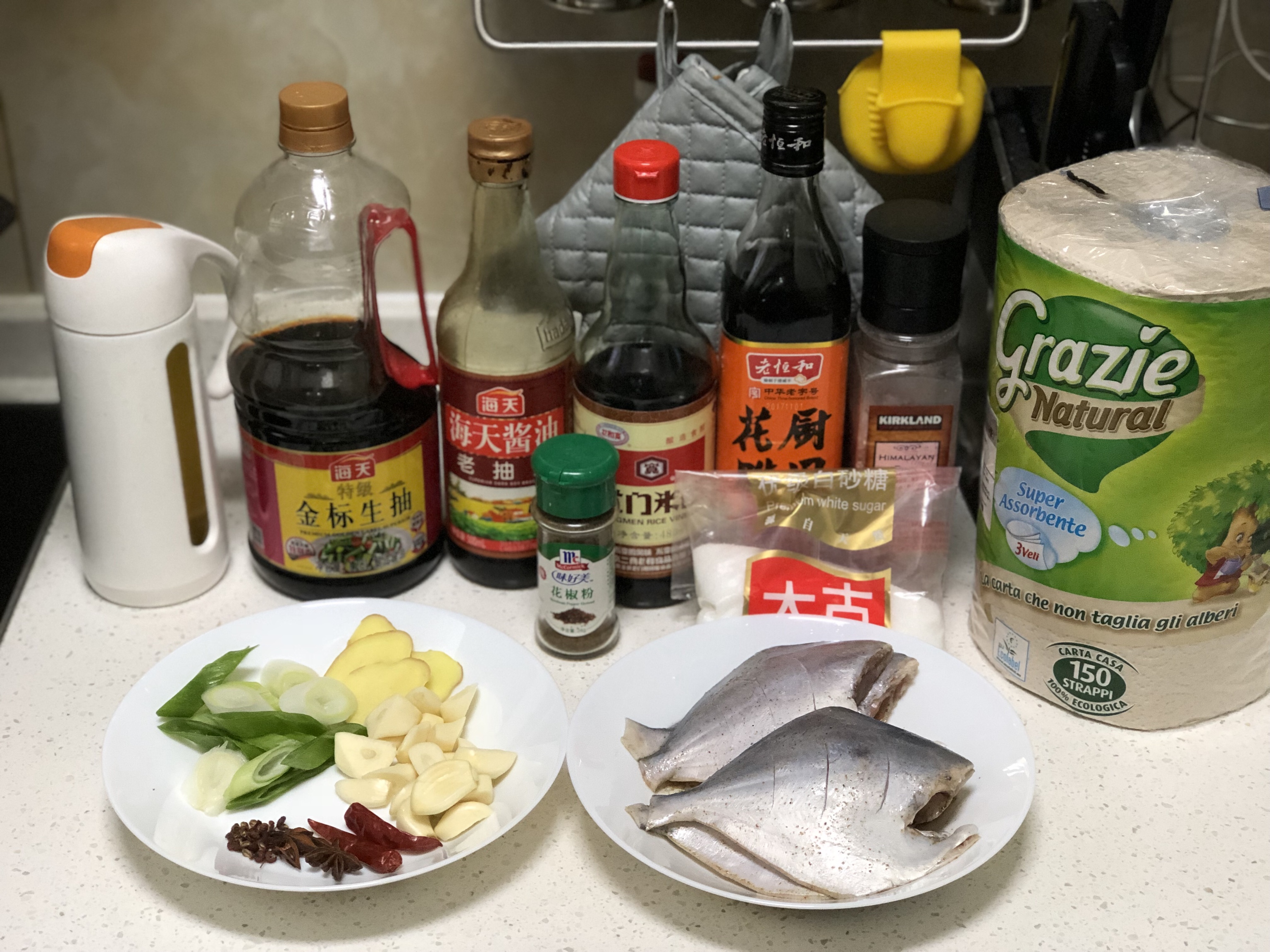 红烧平鱼的做法 步骤1