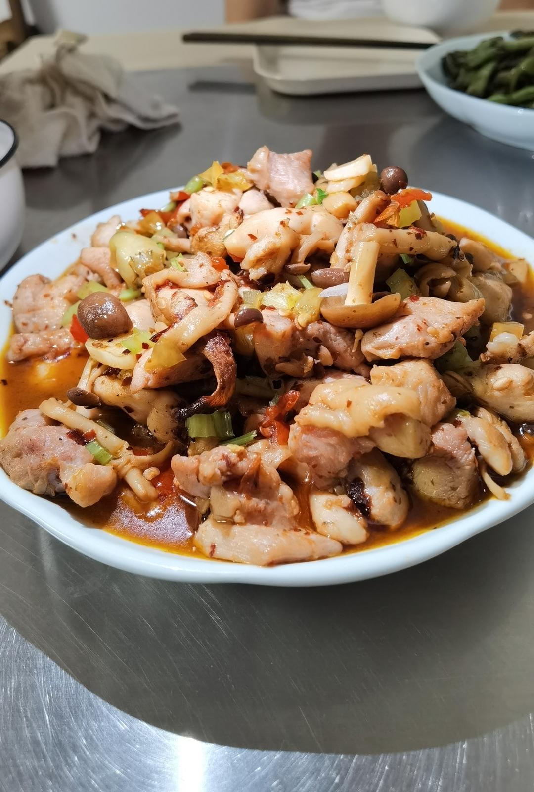 ㊙️芹香泡椒鸡，超级下饭