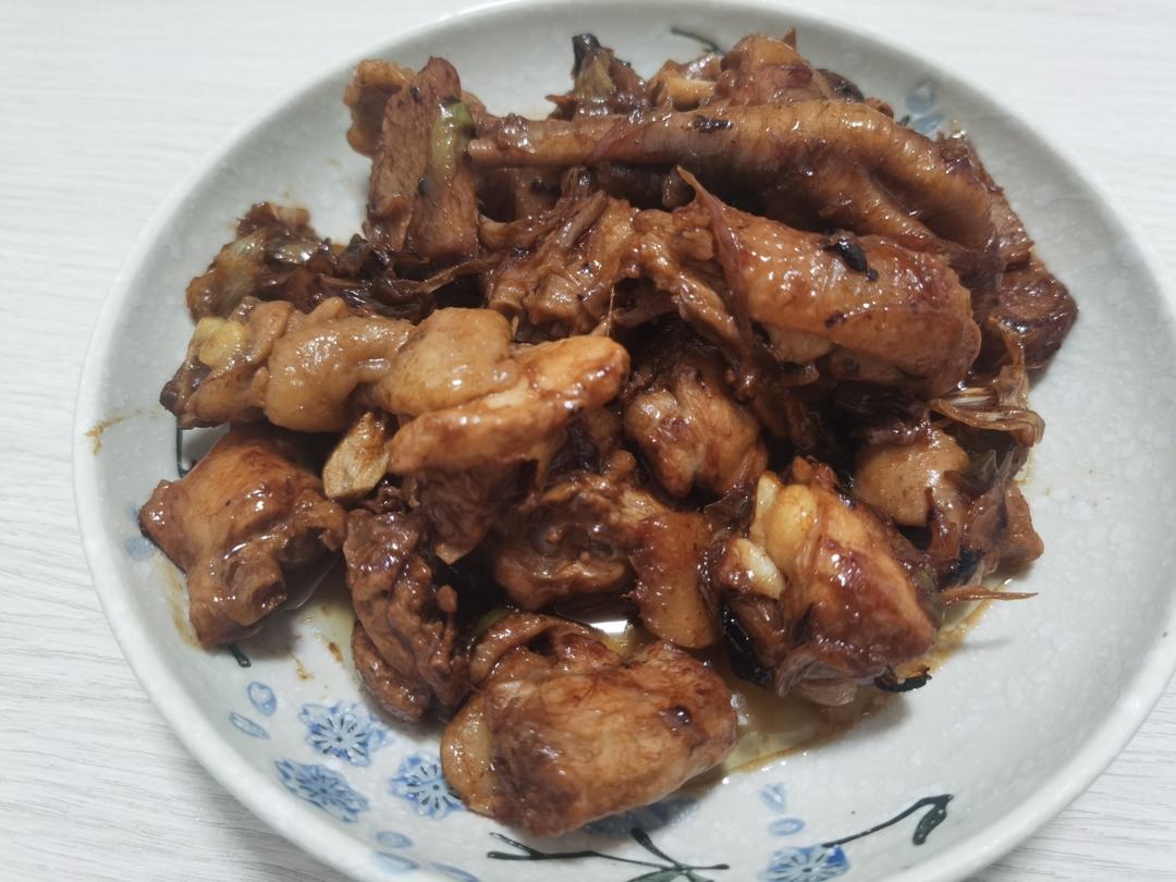 姜葱炒鸡