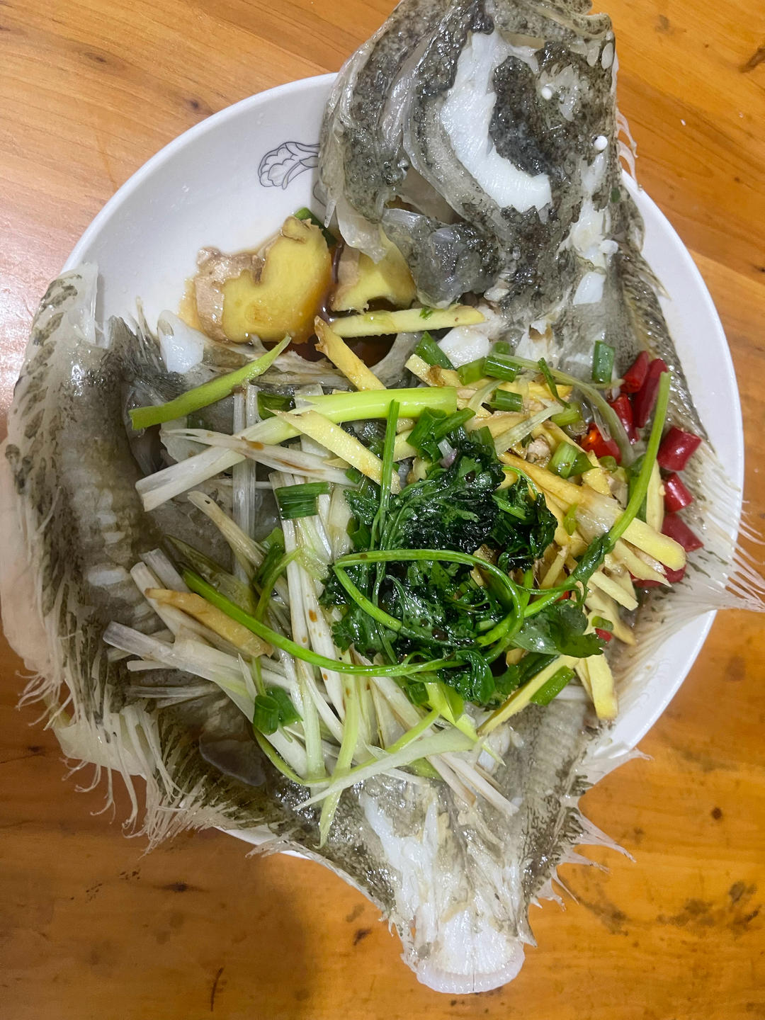清蒸多宝鱼