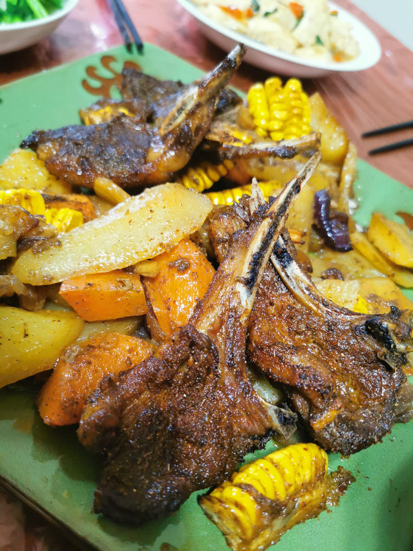 【视频】香料烤羊排～圣诞节快手菜