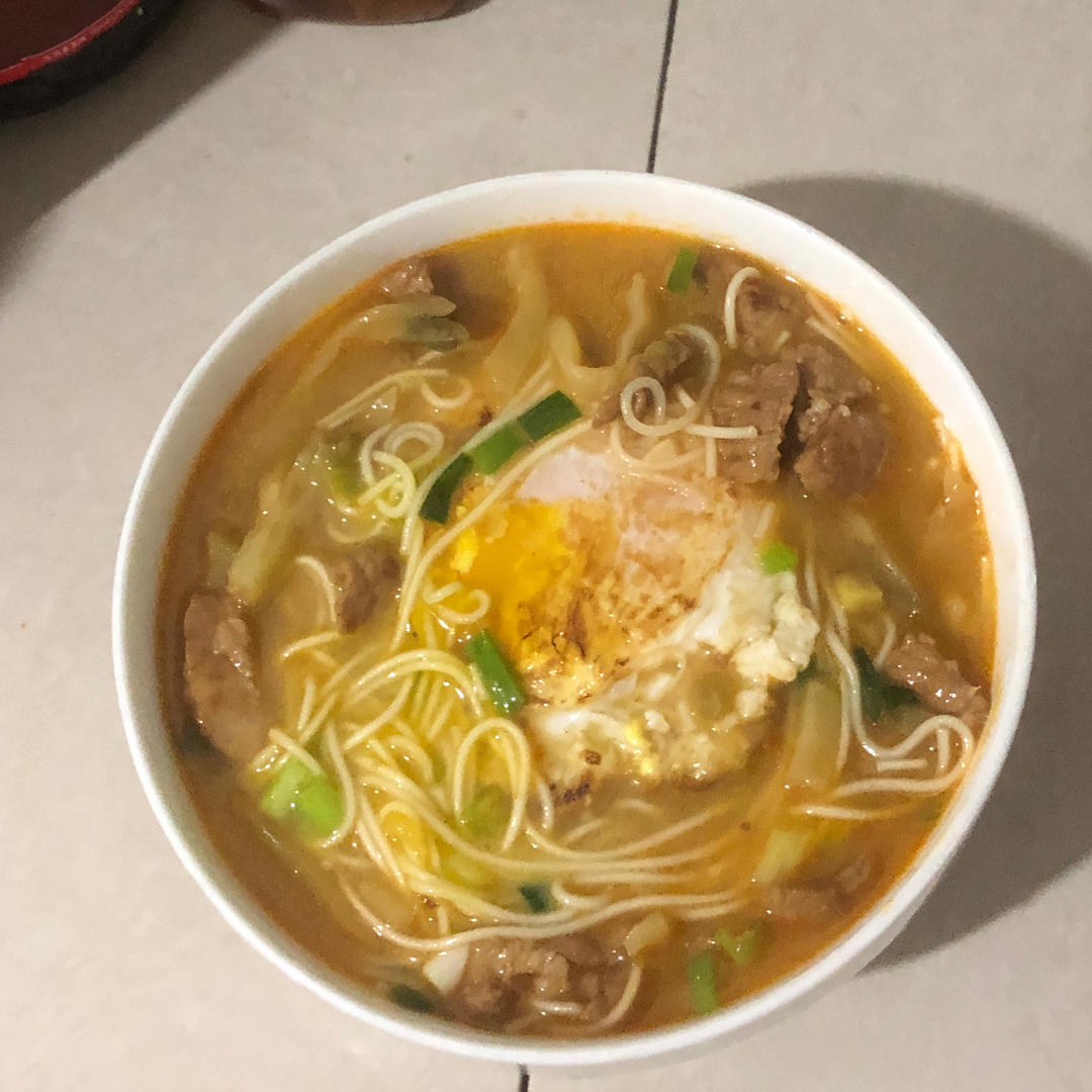 香辣榨菜肉丝面