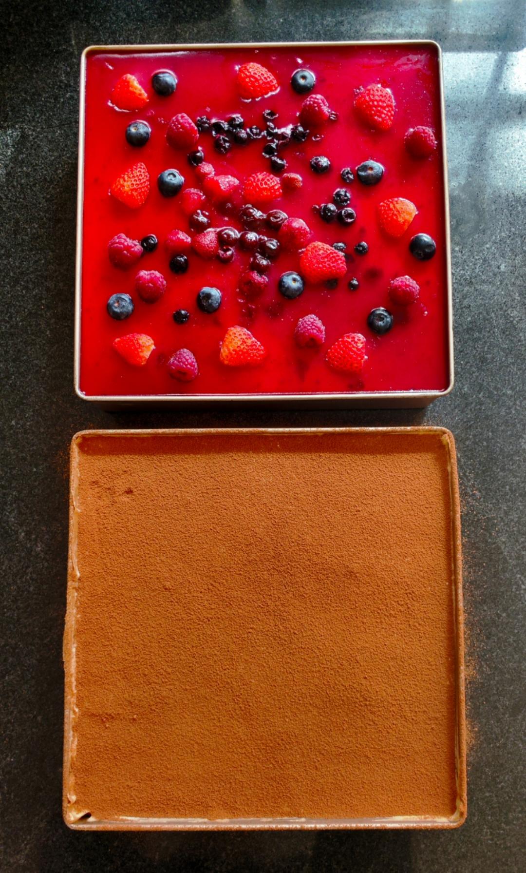 在欧洲学会的经典版提拉米苏