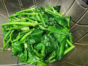 凉拌菠菜粉丝 清新的小凉菜 翠绿不变色的做法 步骤4