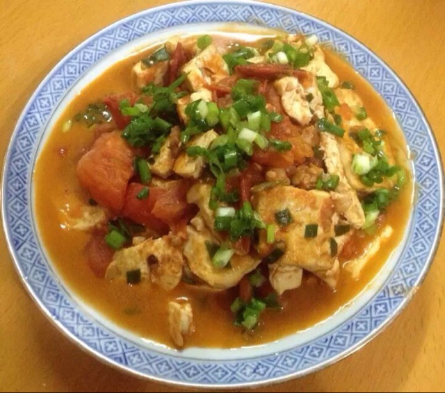 番茄肉末豆腐
