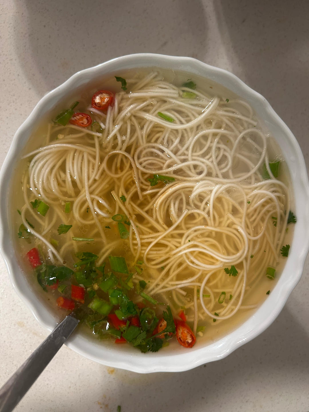 一碗热汤面