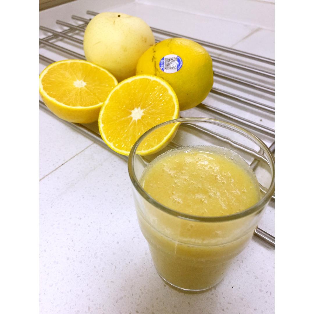 娟儿_qljy做的预防流感的柳橙雪梨汁