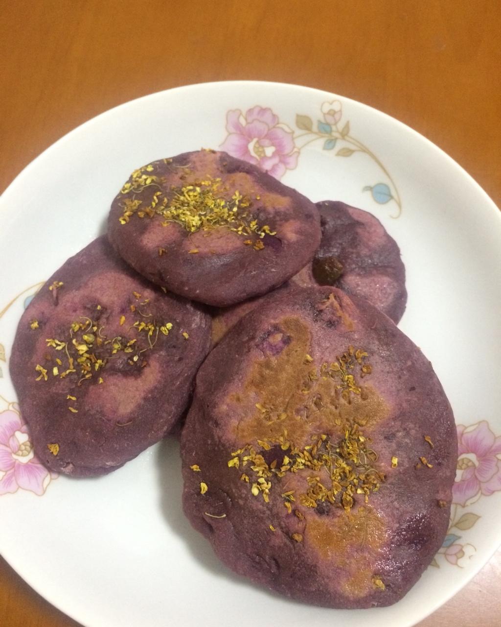 减肥必备紫薯饼