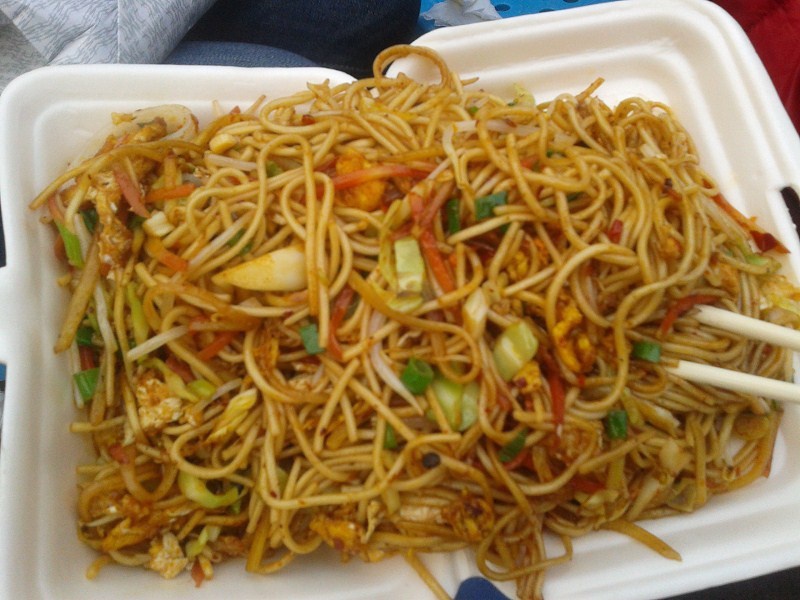 卤子小姐做的蔬菜炒面