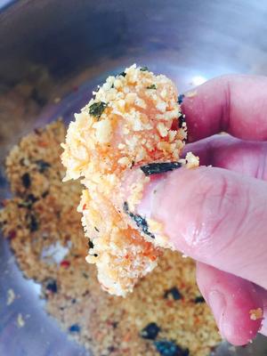 薯片海苔脆皮烤鸡柳的做法 步骤6