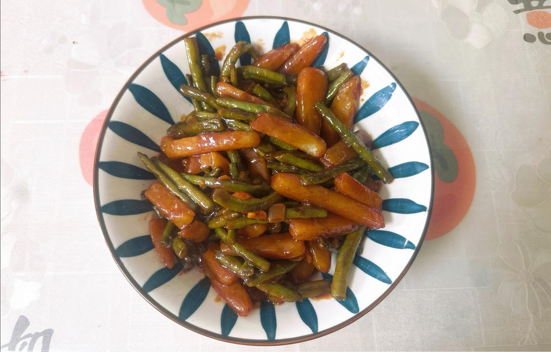 土豆焖豆角