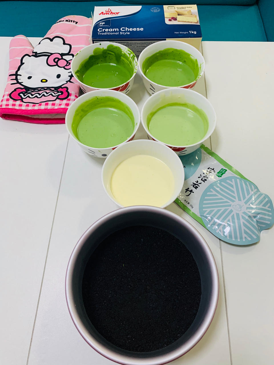 渐变抹茶慕斯蛋糕：我Amanda带着既美又作的抹茶甜点又来了！【曼食慢语】