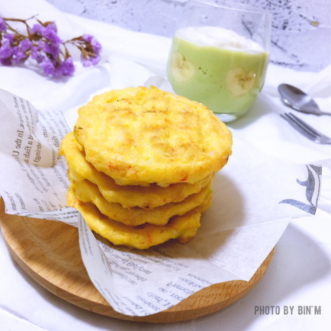 鲜虾豆腐蔬菜小饼