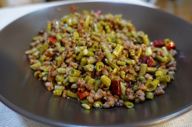 酸豆角肉沫