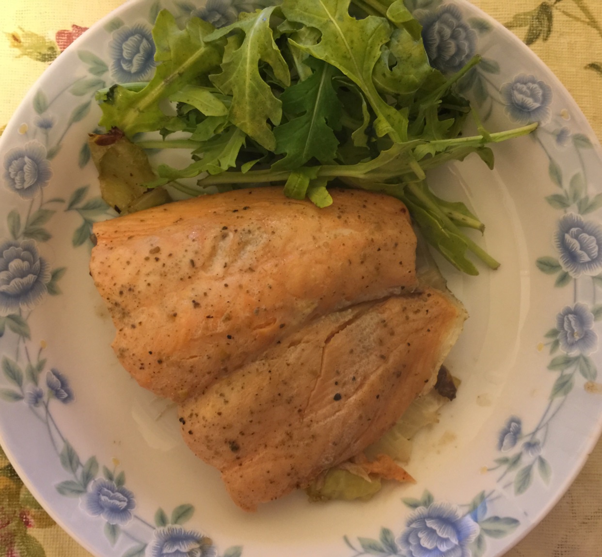 香煎三文鱼骨