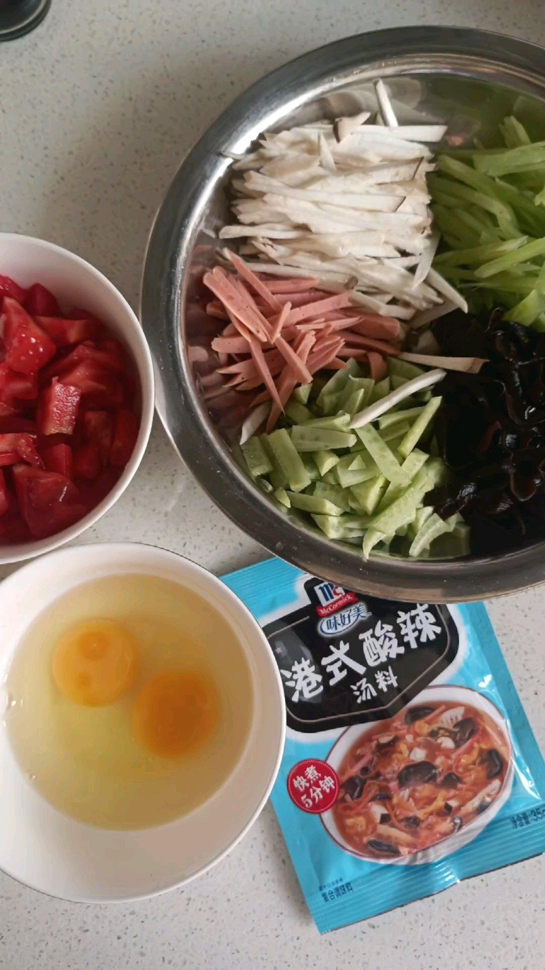 可菜可汤的美味酸辣汤