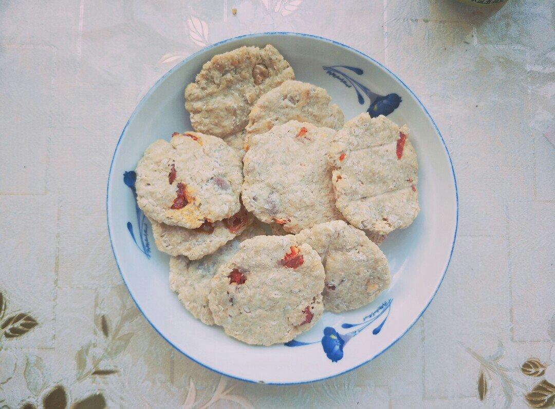 超级简单无糖健康燕麦饼干（推荐减肥食用）