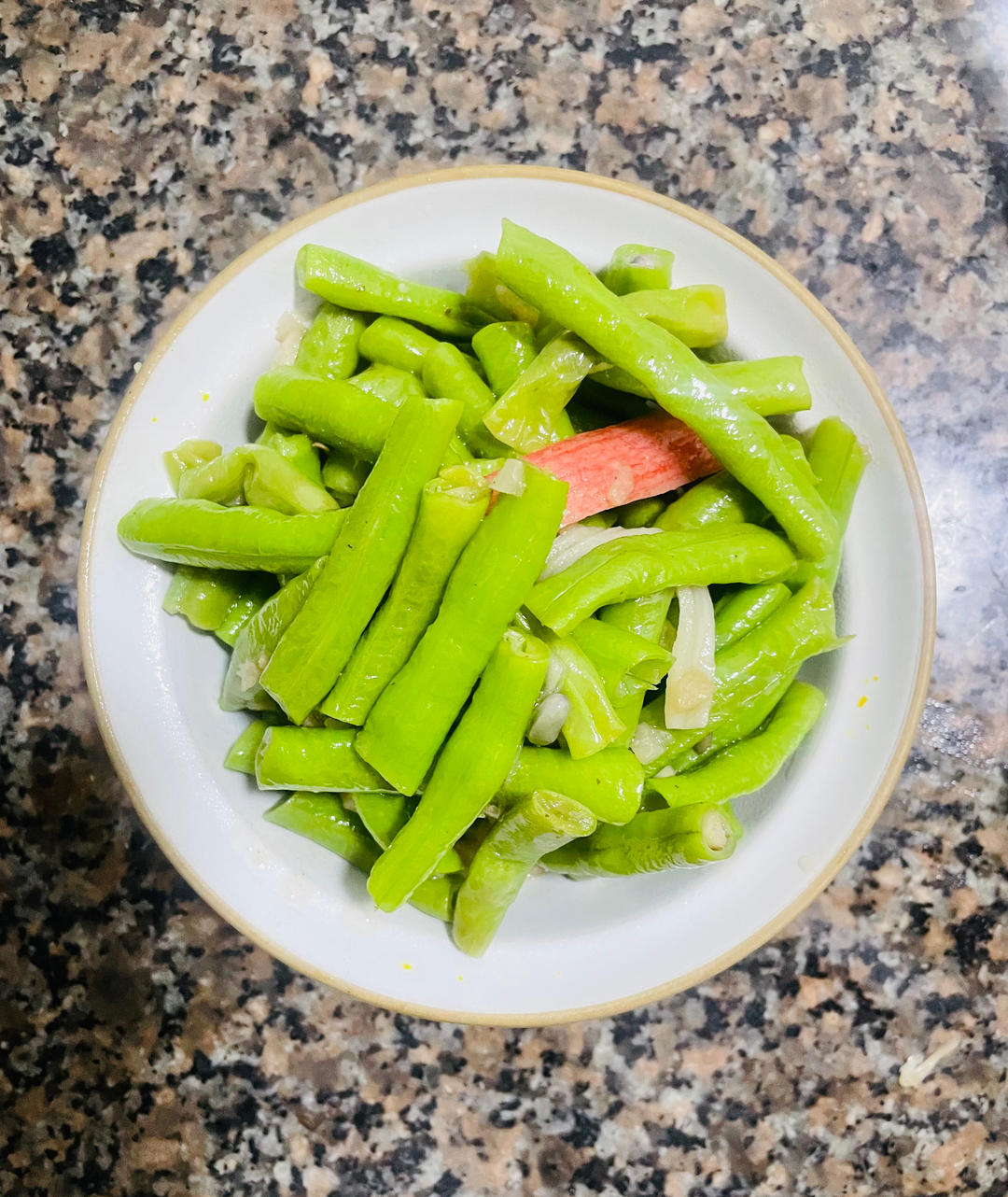 蒜泥炒豇豆