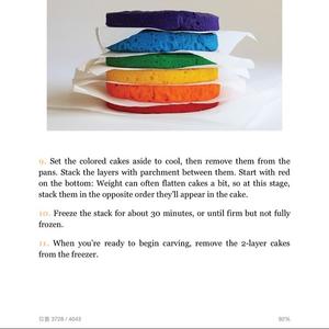 彩虹3D立体爱心蛋糕的做法 步骤4