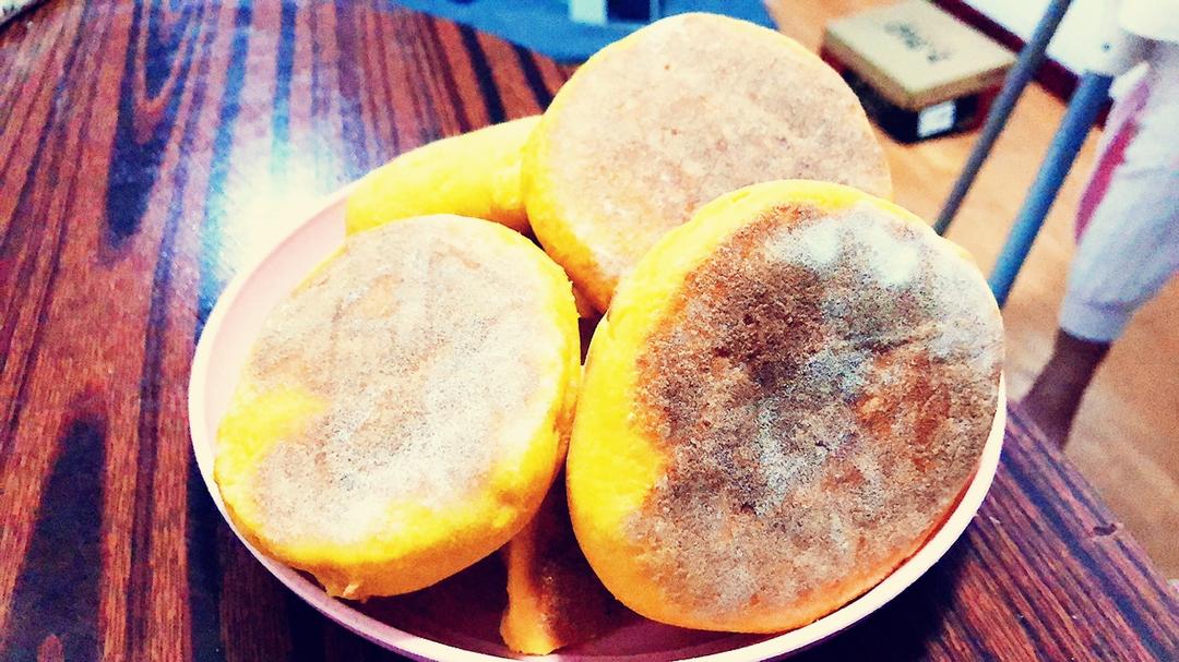 堂妈小厨——发面南瓜饼