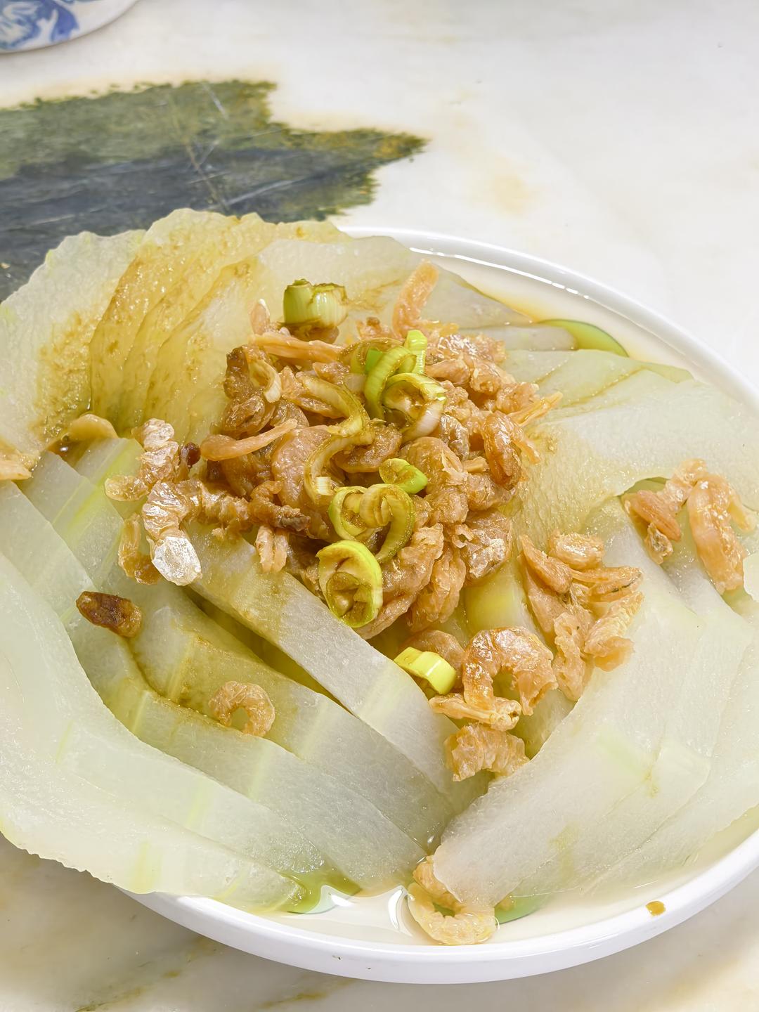 快手菜之清蒸冬瓜虾米