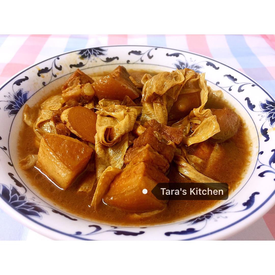 豆腐皮烧肉