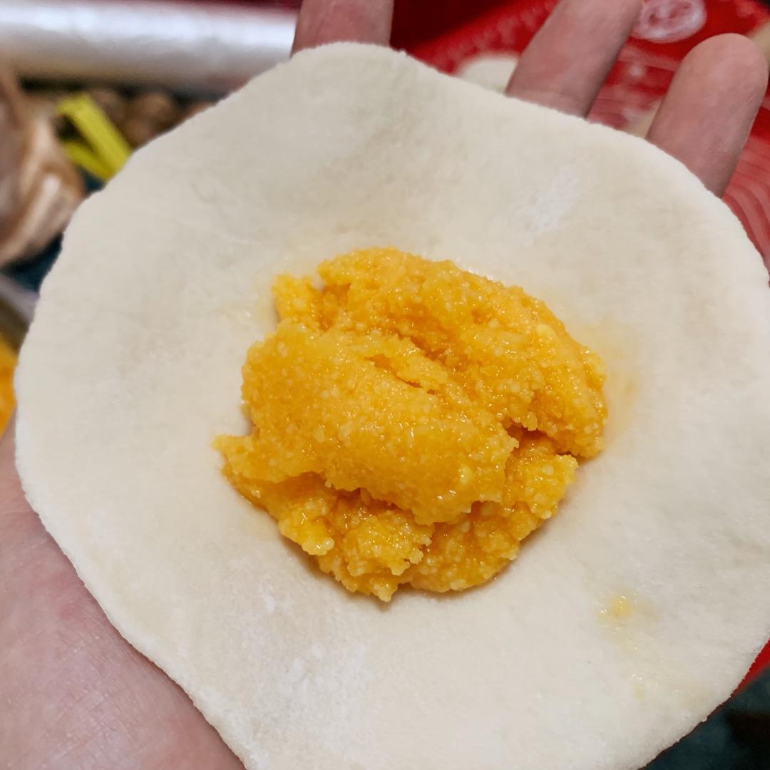 【流沙包】流心的包子，这样填馅一步到位！