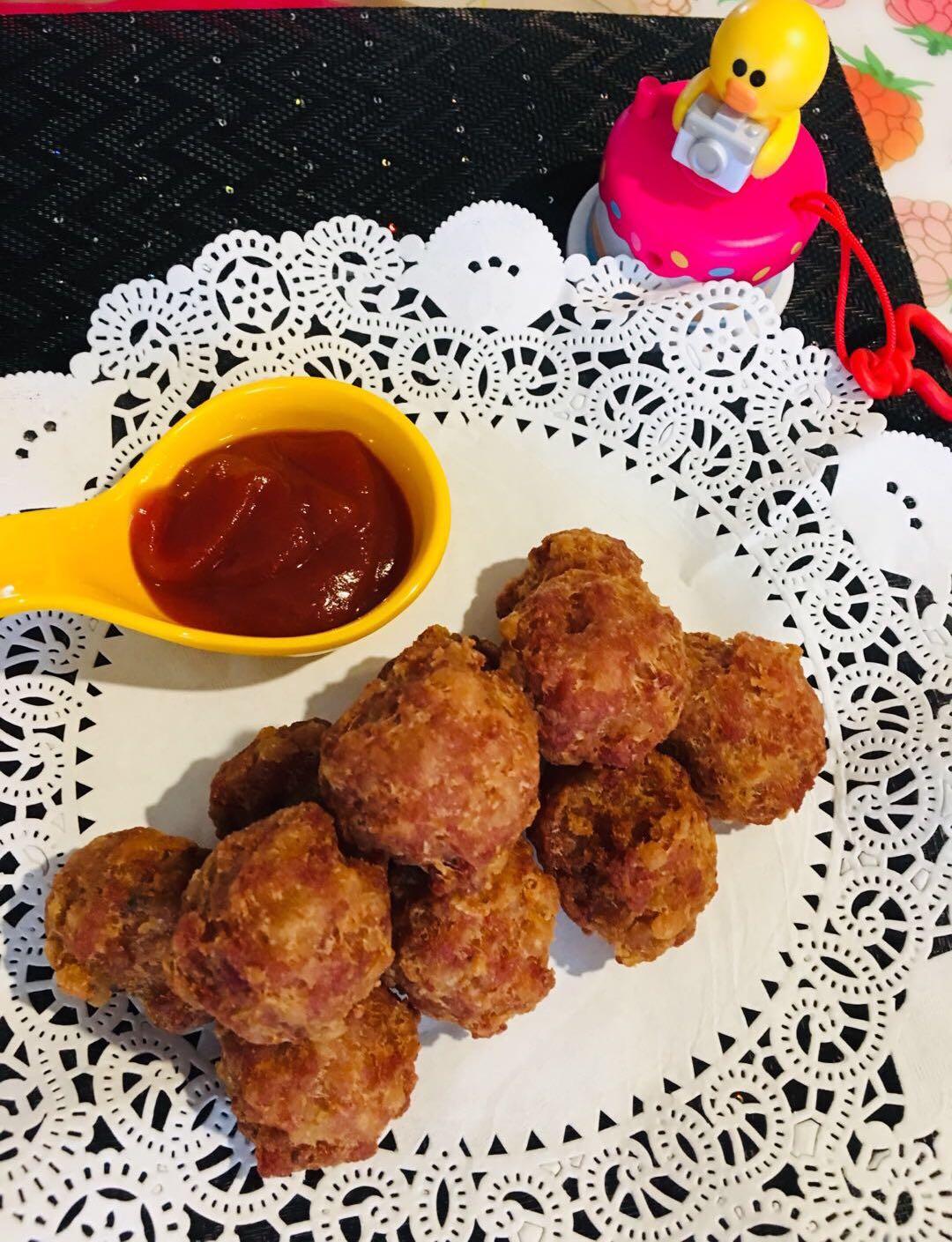 焦炸小丸子~咔咔脆好吃到哭
