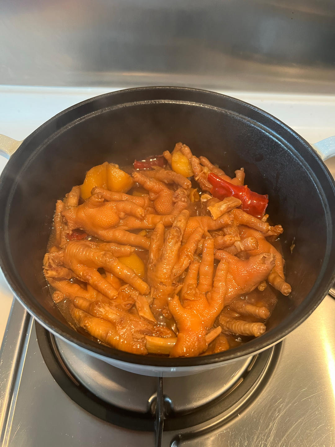 土豆炖鸡爪（软烂）