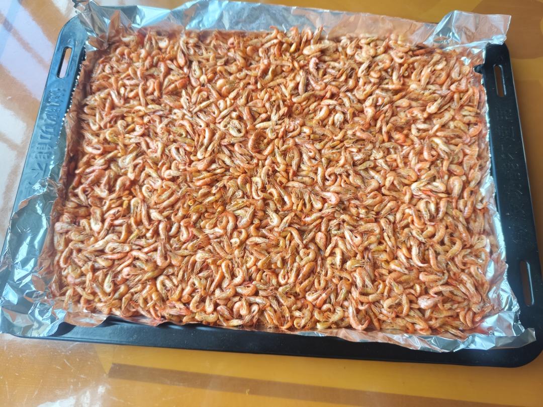 自制小河虾虾干