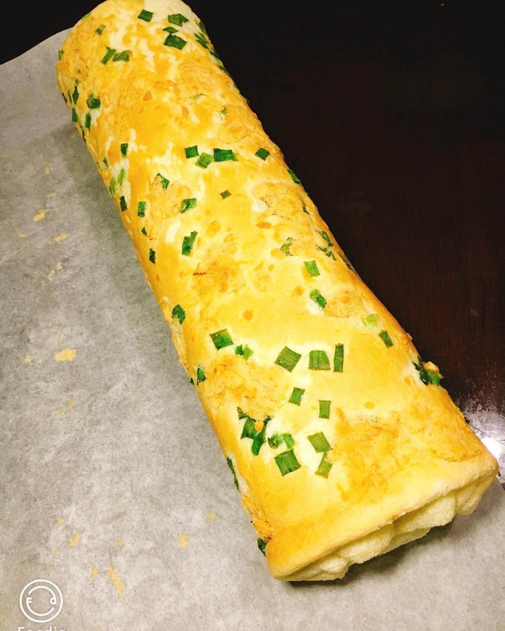 香葱肉松蛋糕卷
