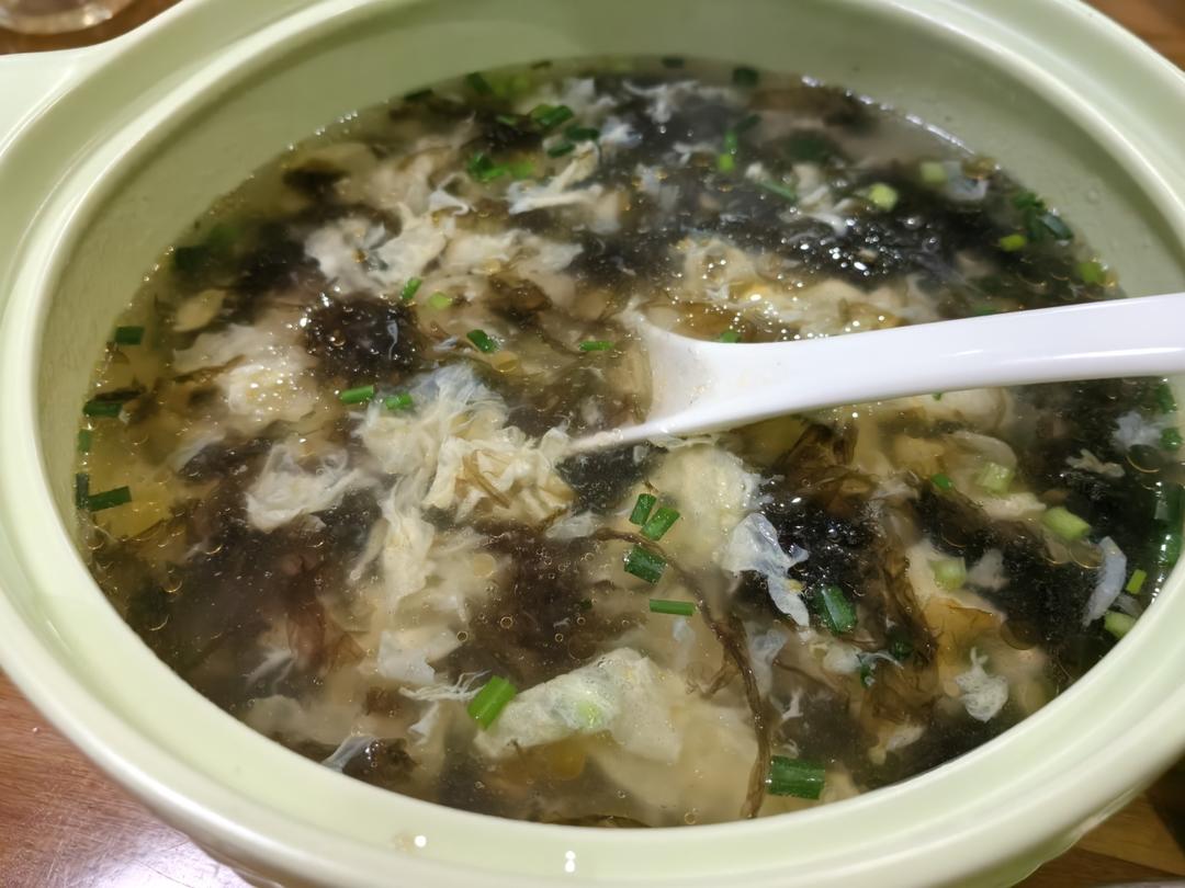 最鲜美好喝的「紫菜蛋花汤」