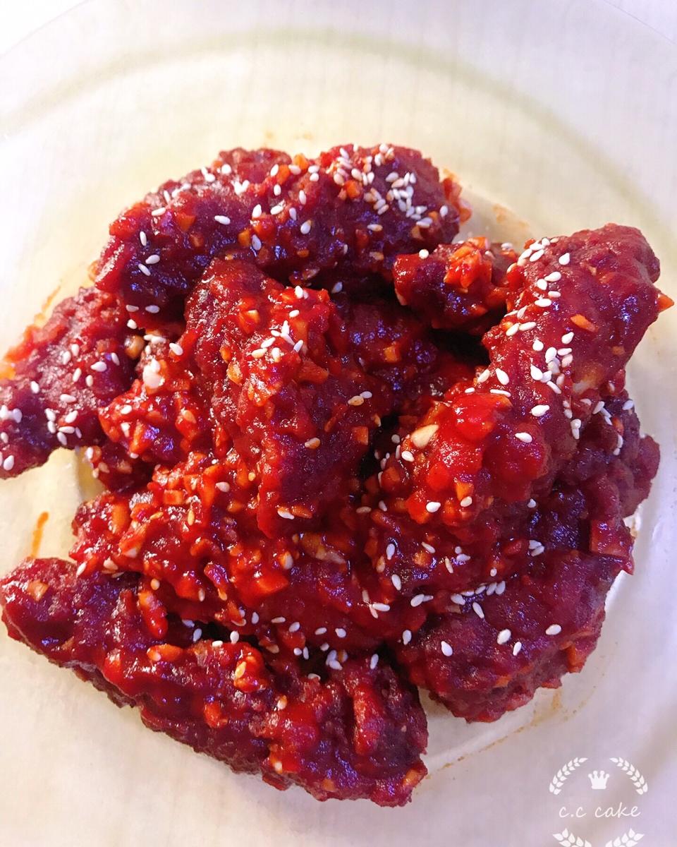 在家吃韩式炸鸡