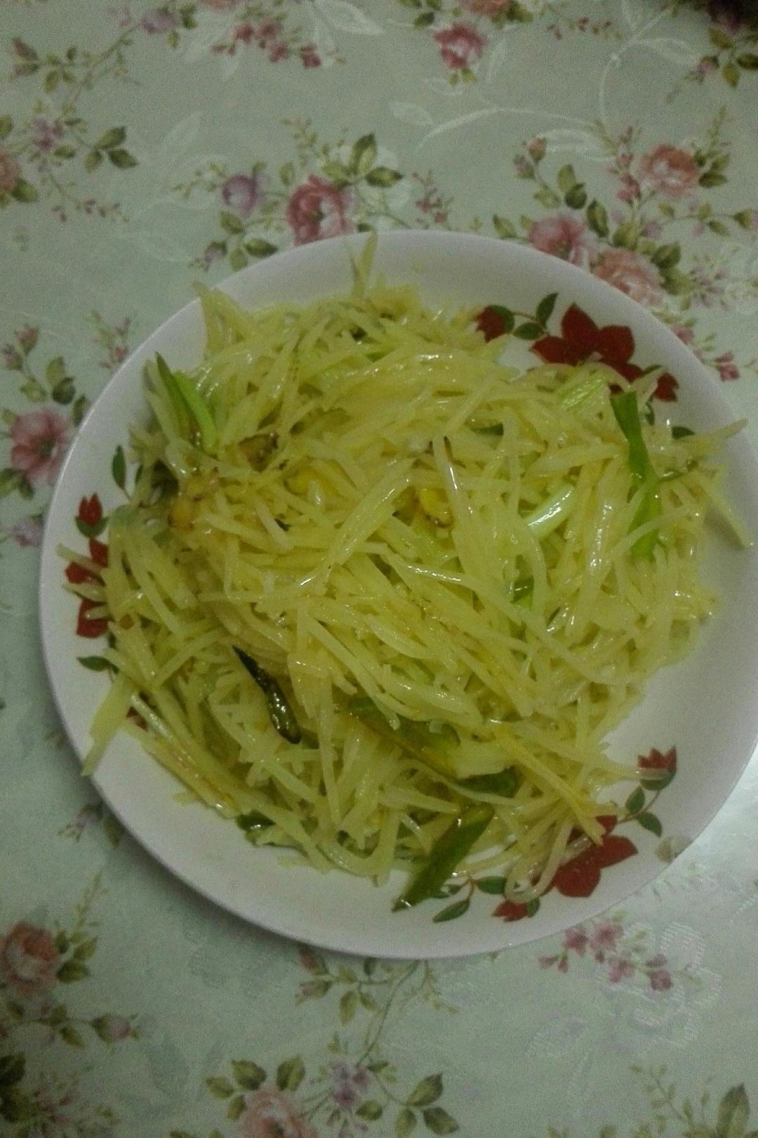 青椒土豆丝