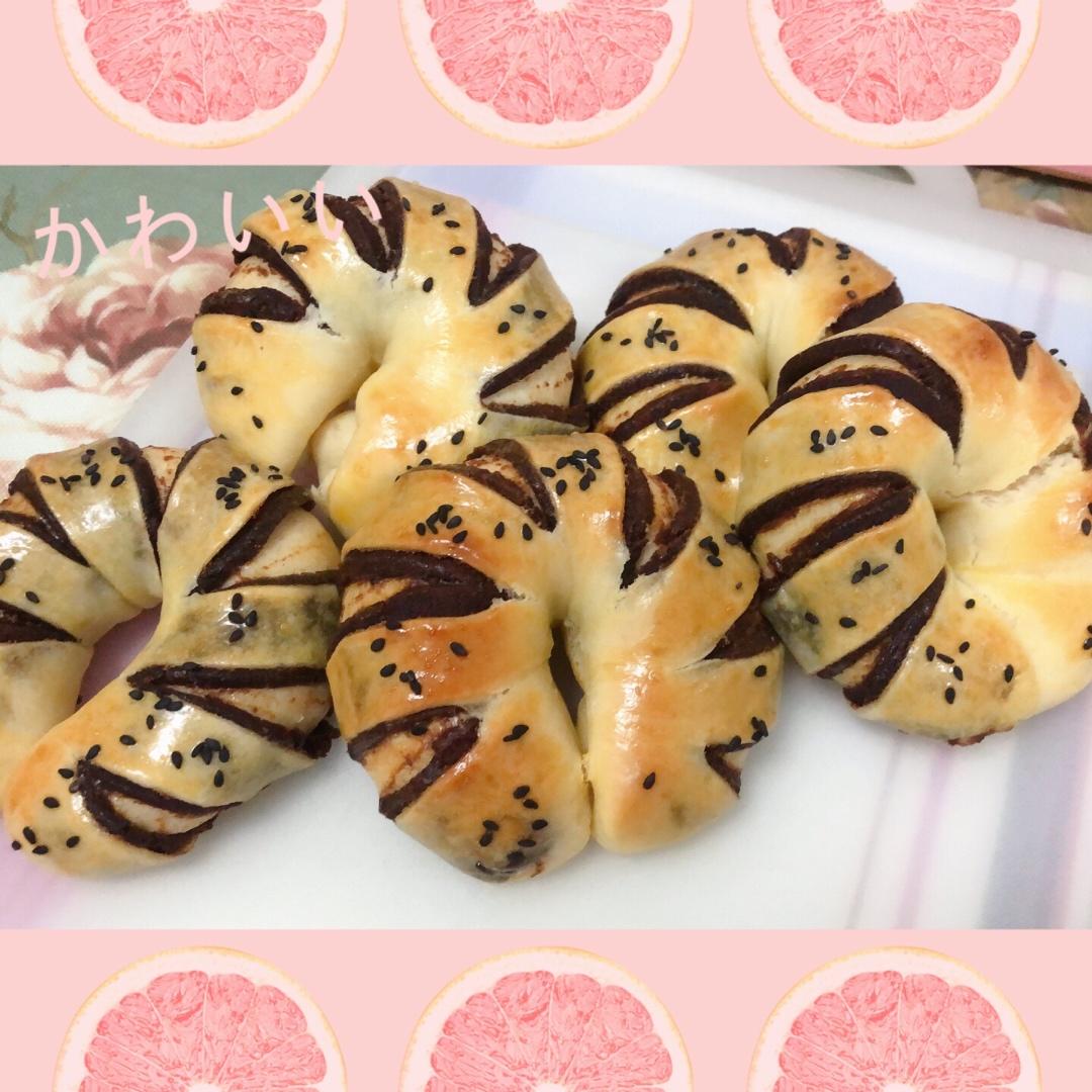 超详细的豆沙面包🍞