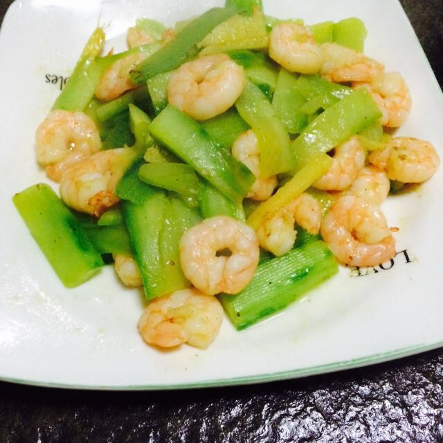 青瓜虾仁