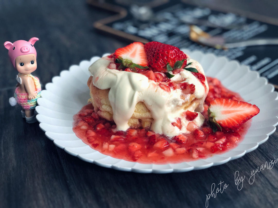 烤舒芙蕾🥞简单方便一次成功～口感绵密好吃😋