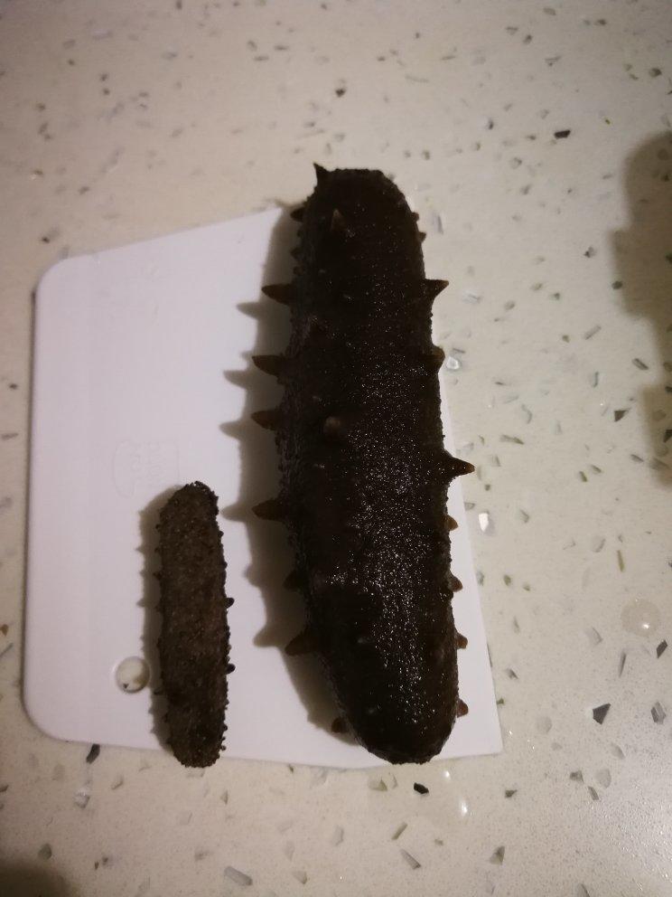 泡发干海参
