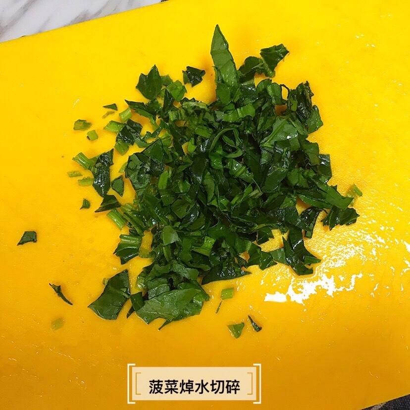 10m+ 菠菜土豆糕的做法 步骤2