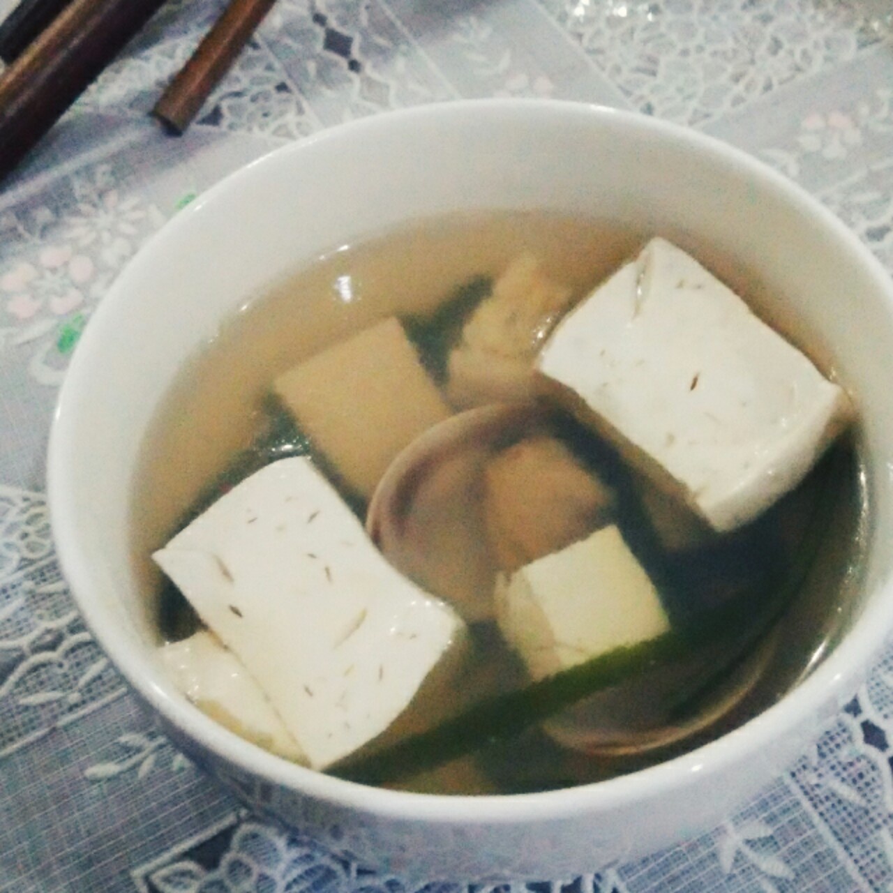 海带豆腐蛤蜊汤
