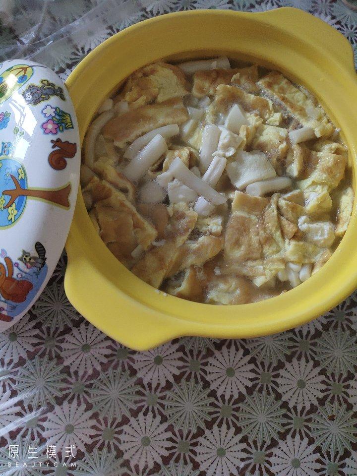 海鲜菇豆腐汤