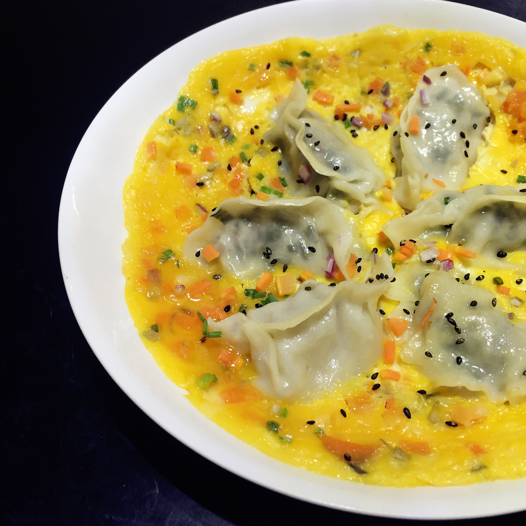 蛋抱煎饺（速冻饺）