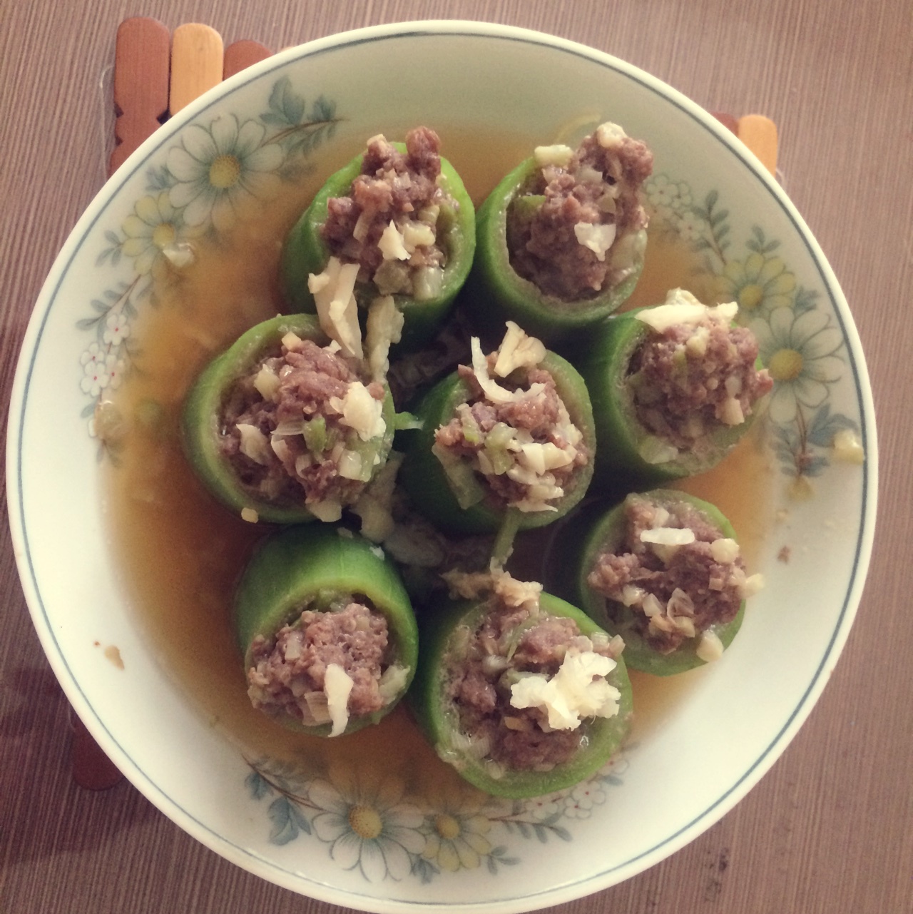丝瓜酿肉丸