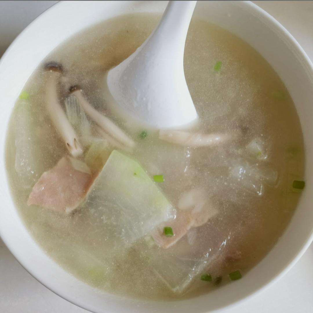 冬瓜火腿汤 鲜得掉眉毛！