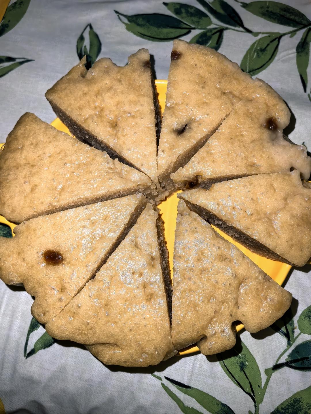 不加泡打粉的红糖马拉糕