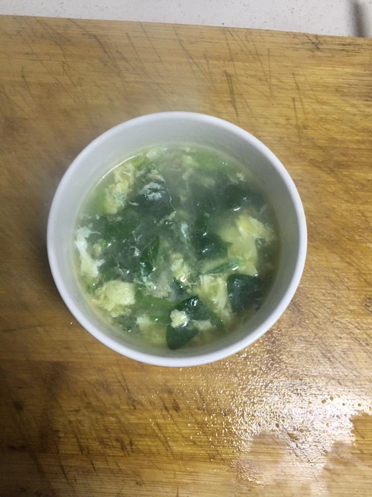 菠菜鸡蛋汤五分钟快速