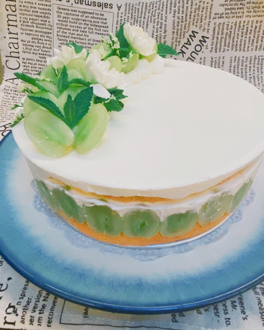 搬运【青提酸奶慕斯蛋糕】—cooking tree