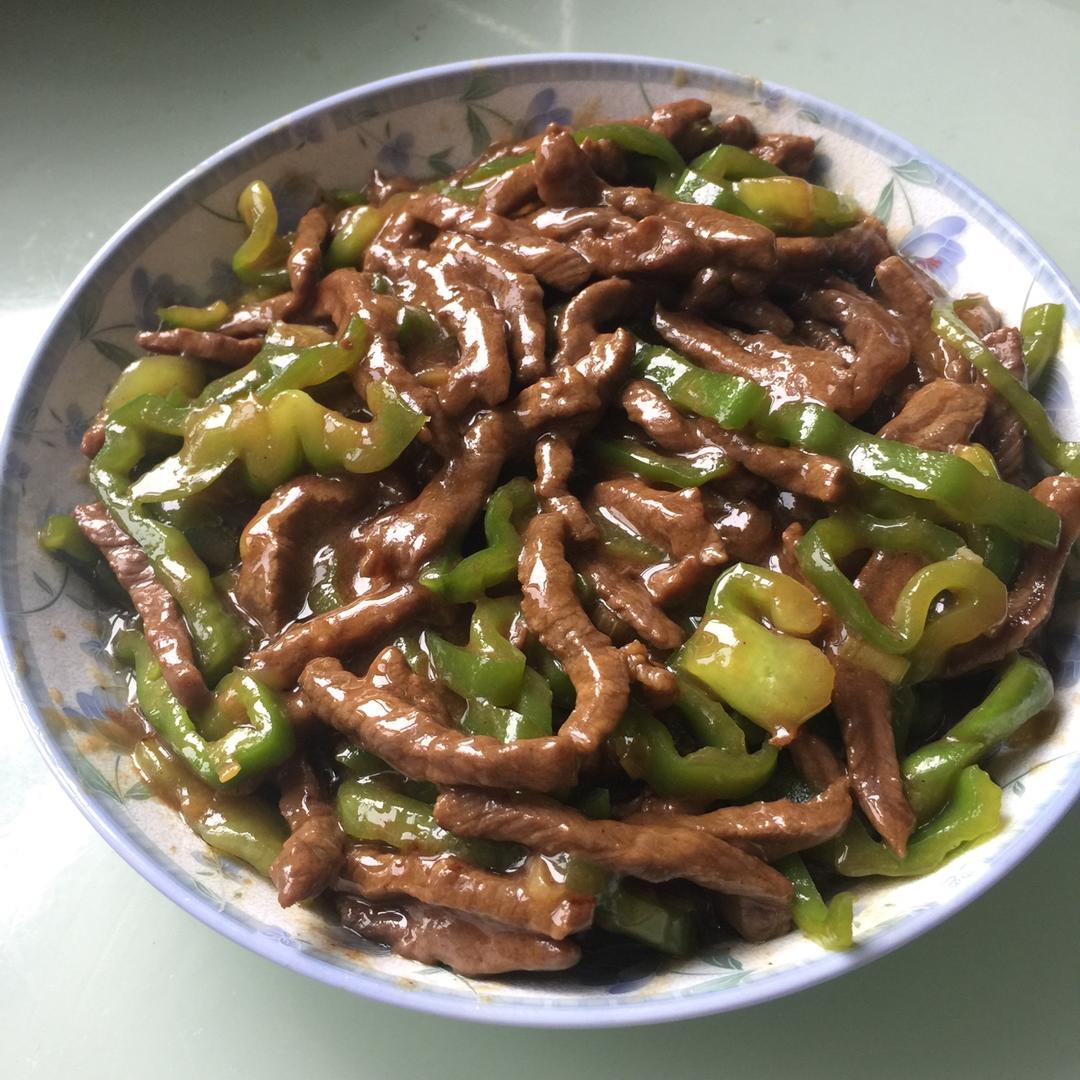 杭椒炒牛柳