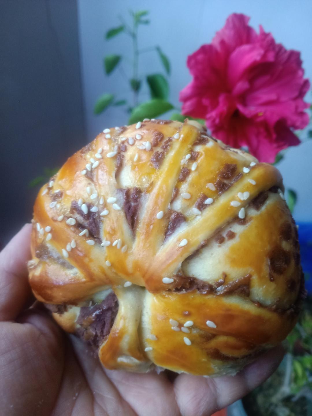 香甜味美的豆沙卷